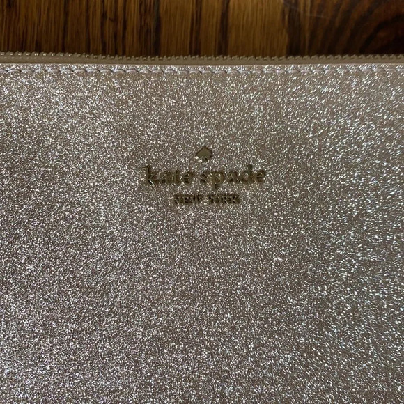 Kate Spade Glimmer Glitter Mixed Large Tote Rose Gold/Pink - Picture 2 of 10